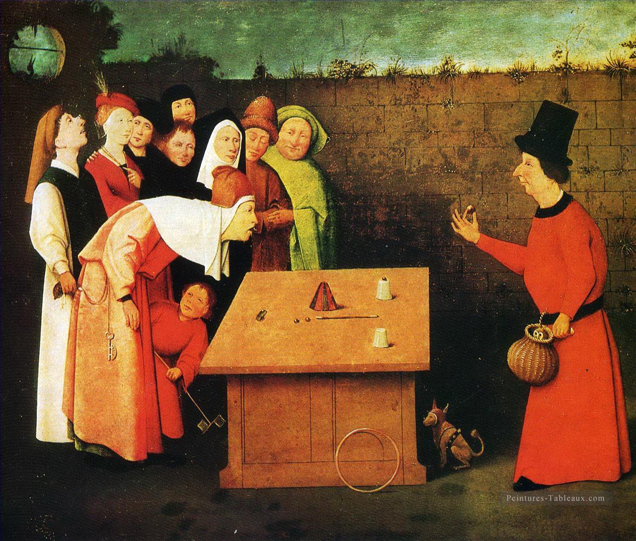 le conjurateur Hieronymus Bosch Peintures à l'huile